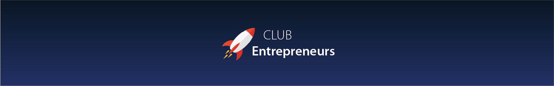 Bannière de présentation de Club entrepreneurs